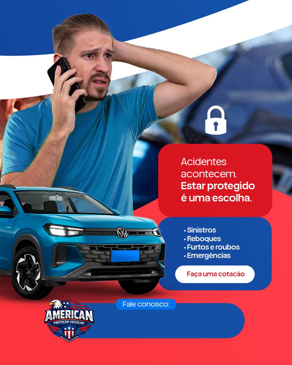 American Proteção Veicular - Acidentes acontecem, estar protegido é uma escolha